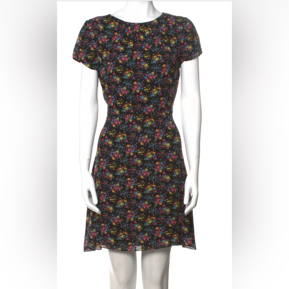 Saint Laurent gorgeous floral dress size small-medium.